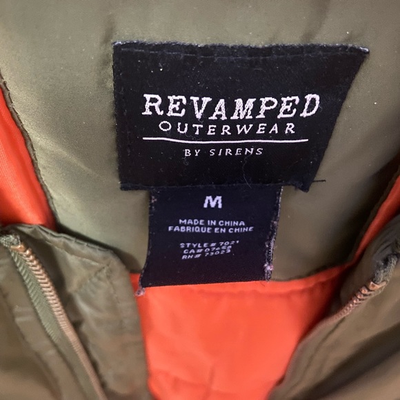 ARMY GREEN BOMBER JACKET - Picture 2 of 3